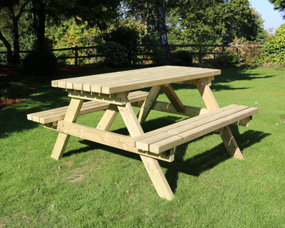 Churnet Valley Deluxe Picnic Table 1800 Length