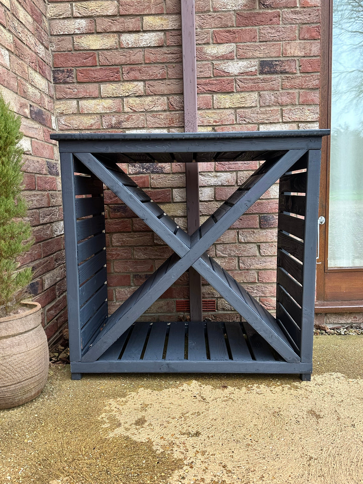 Shire Woodlowe Cross Log Store 3x1
