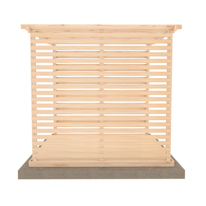 Shire Ivy Pergola Kit with Decking & Sides 8x8