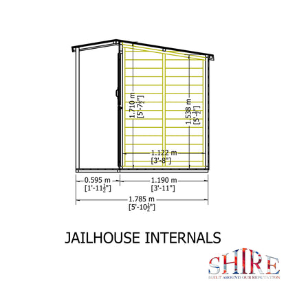 Shire Jailhouse 6x4 Loglap