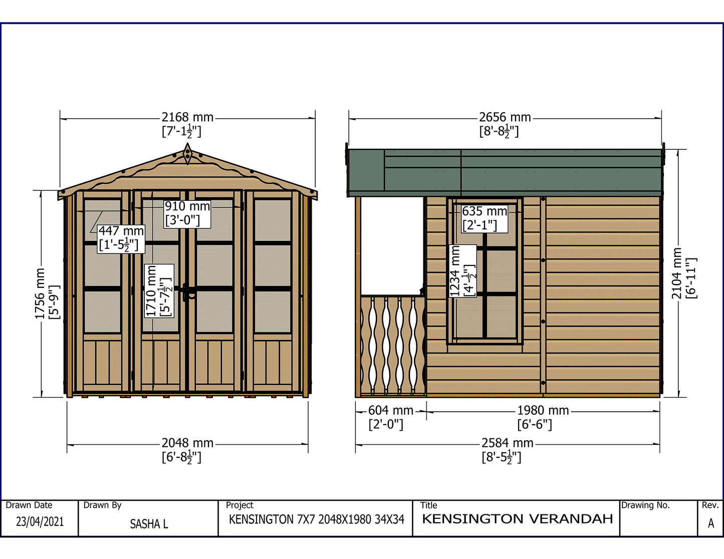 Shire Kensington 7x7 & Verandah