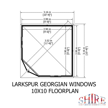 Shire Georgian Style Window