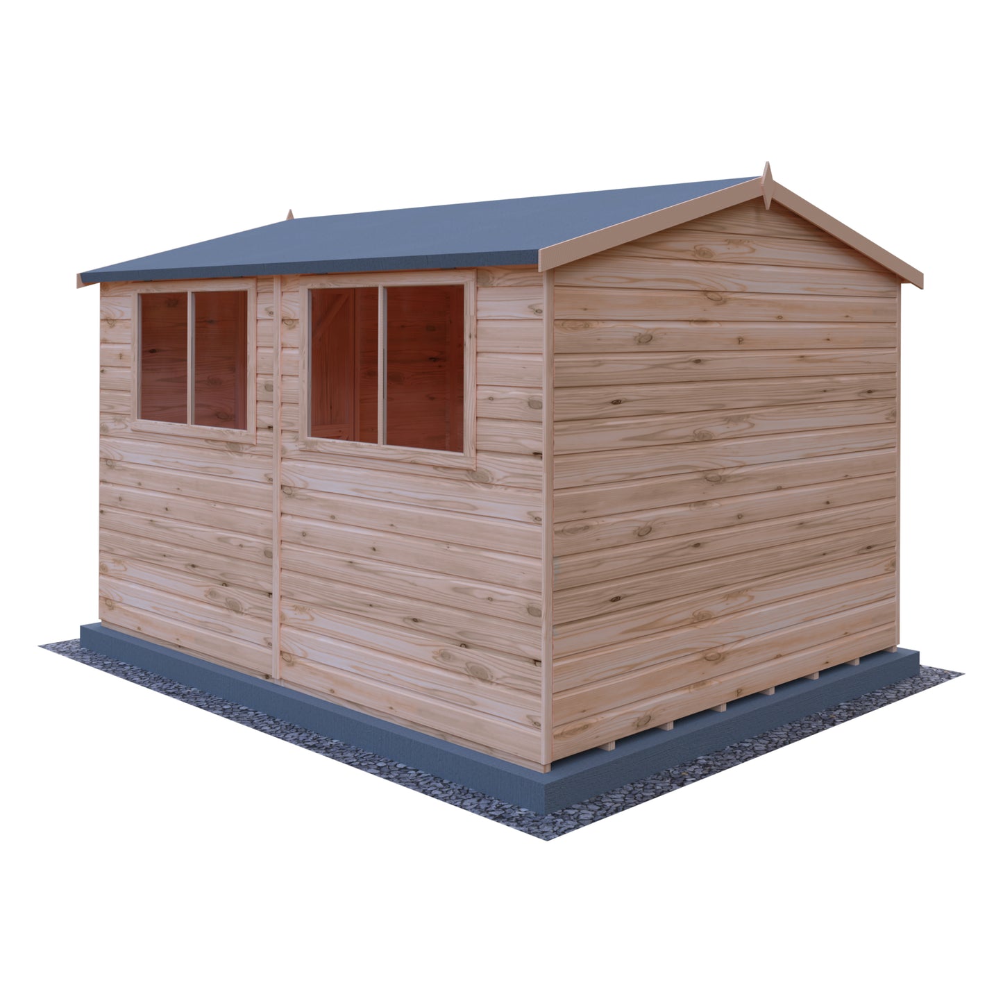 Shire Lewis 10x6 Single Door Loglap