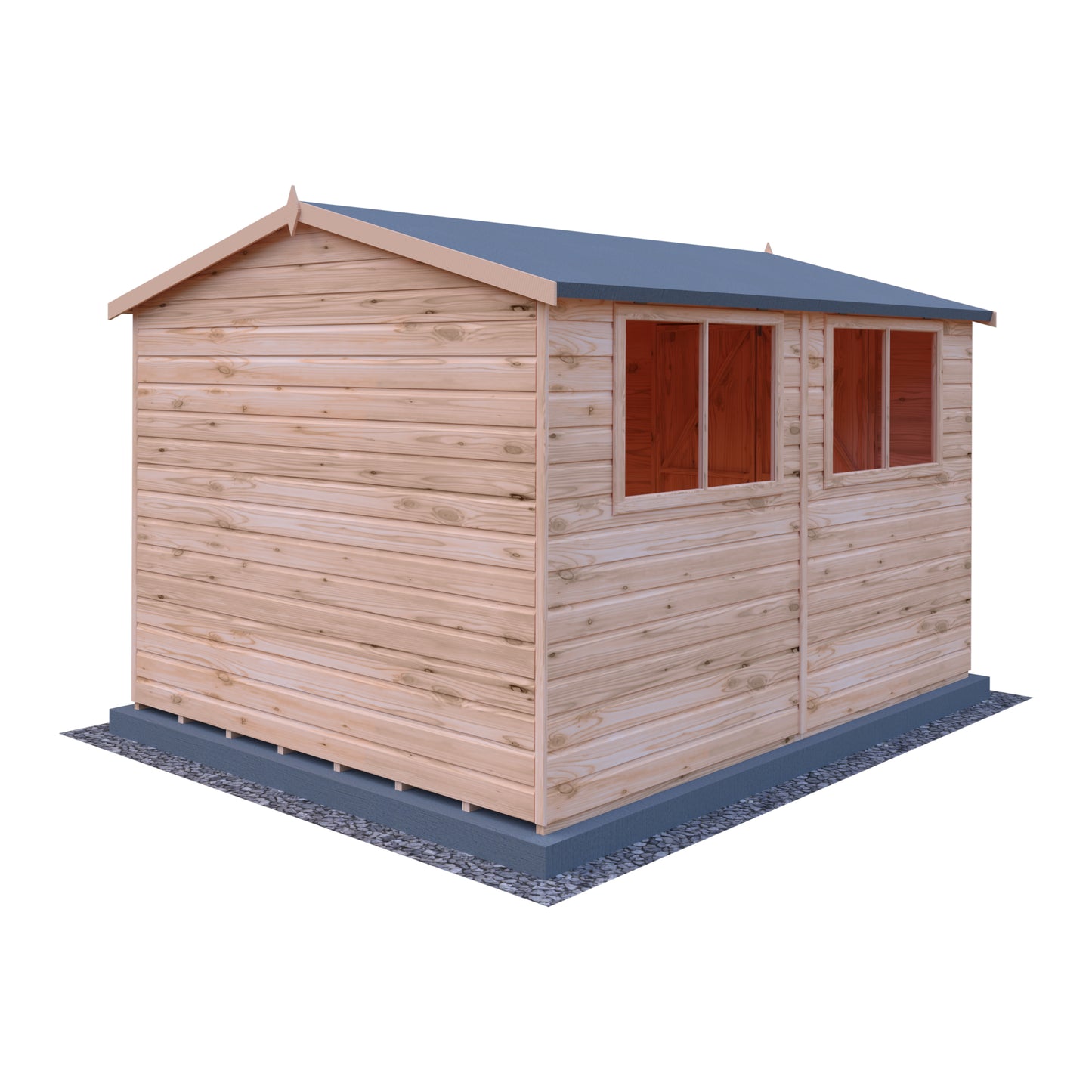 Shire Lewis 10x8 Double Door Loglap