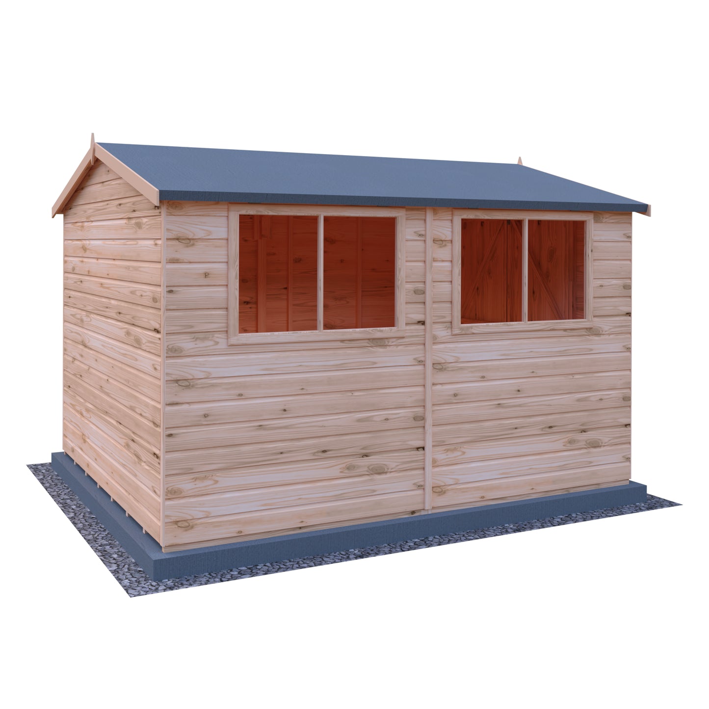 Shire Lewis 10x8 Double Door Loglap