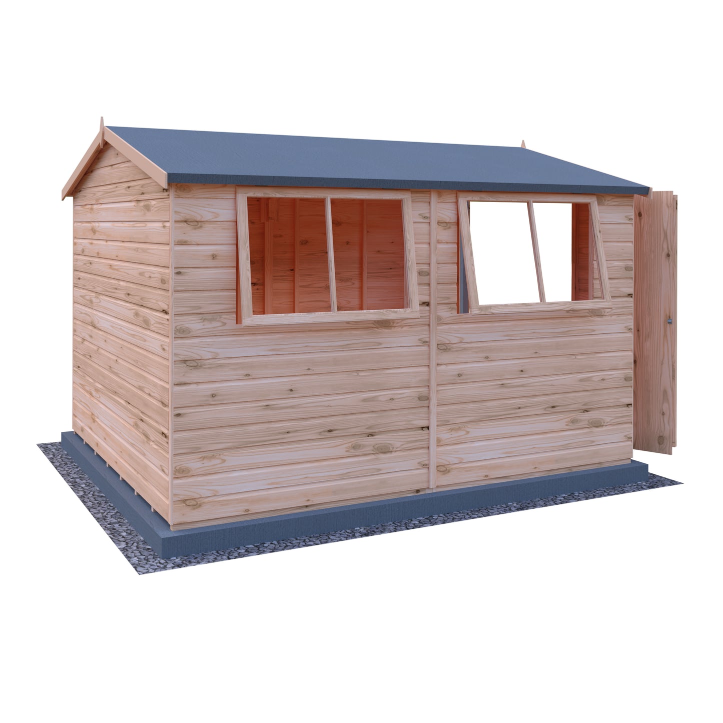 Shire Lewis 10x8 Double Door Shiplap