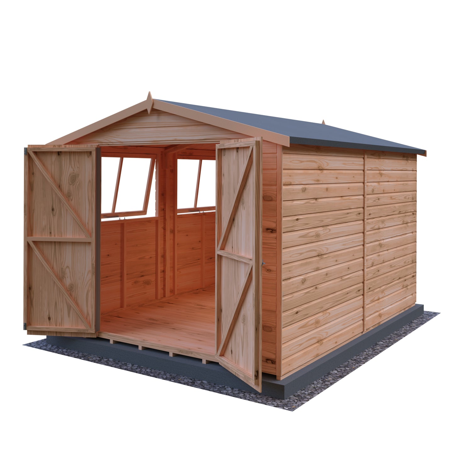 Shire Lewis 10x8 Double Door Loglap