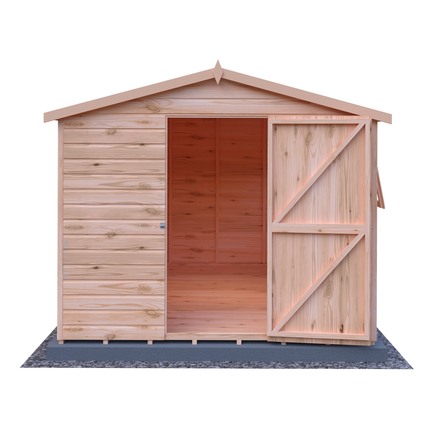 Shire Lewis 10x8 Single Door Loglap