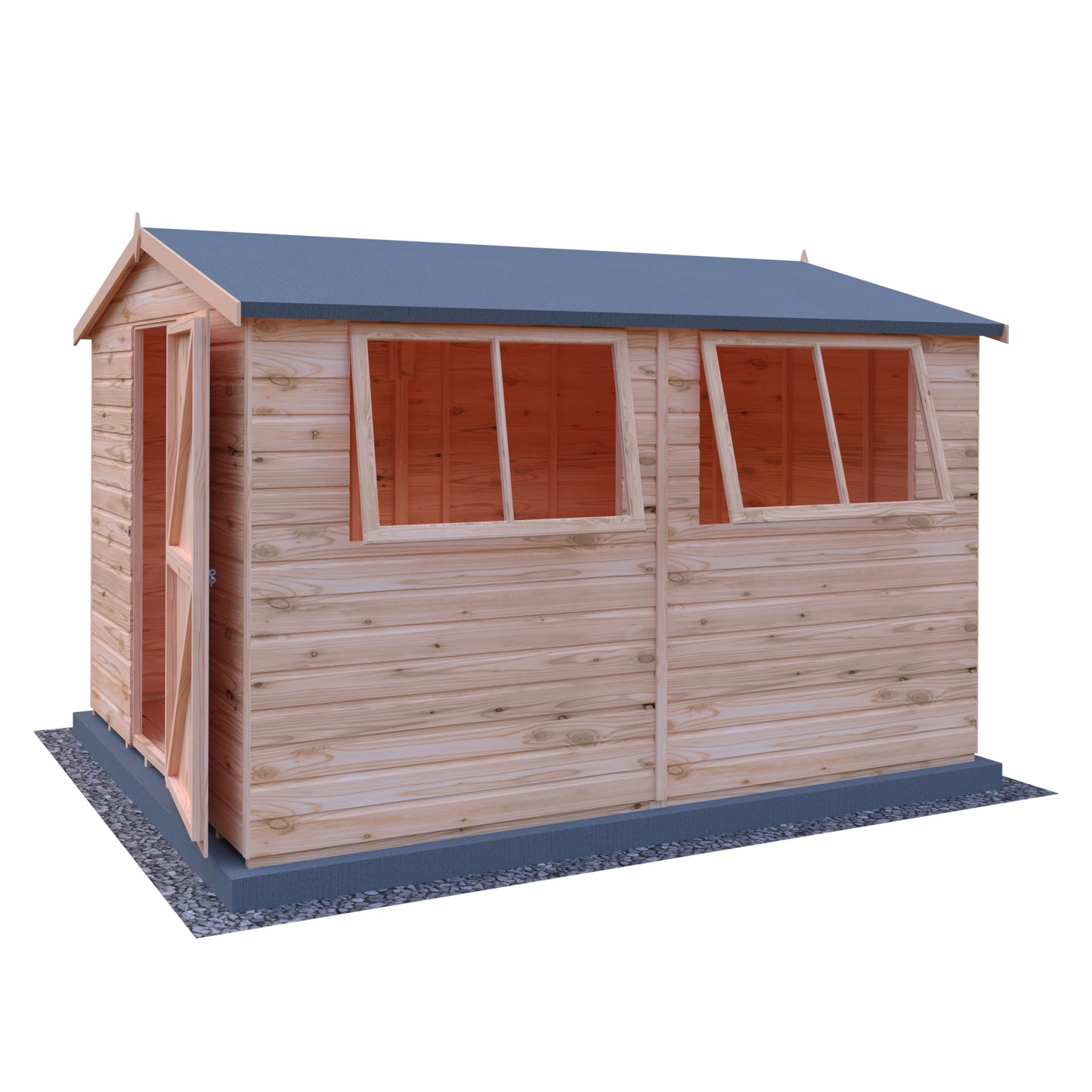 Shire Lewis 10x6 Single Door Loglap