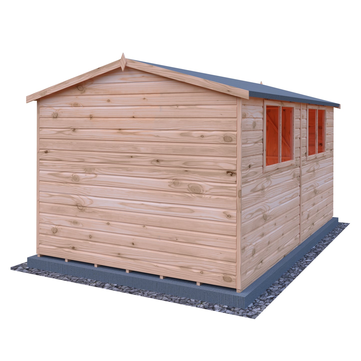 Shire Lewis 12x8 Double Door Loglap