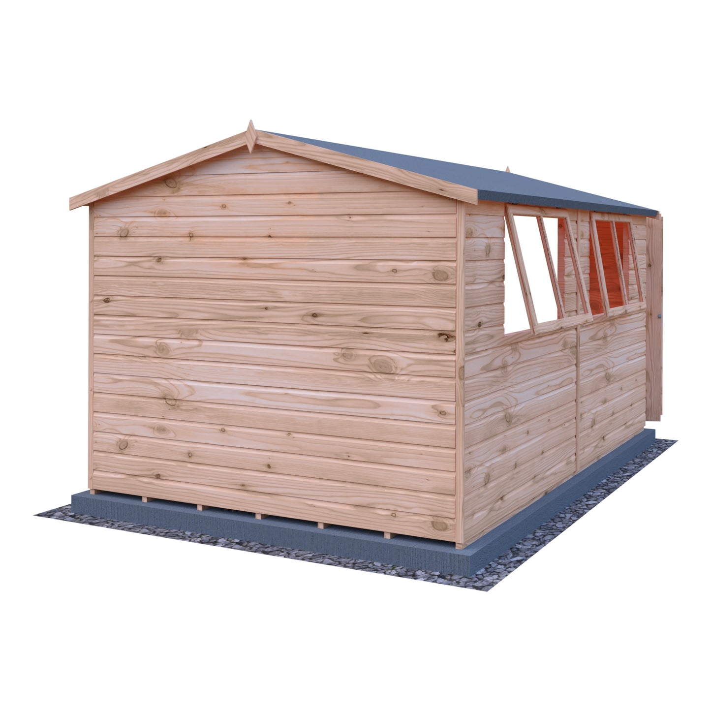 Shire Lewis 12x8 Double Door Loglap