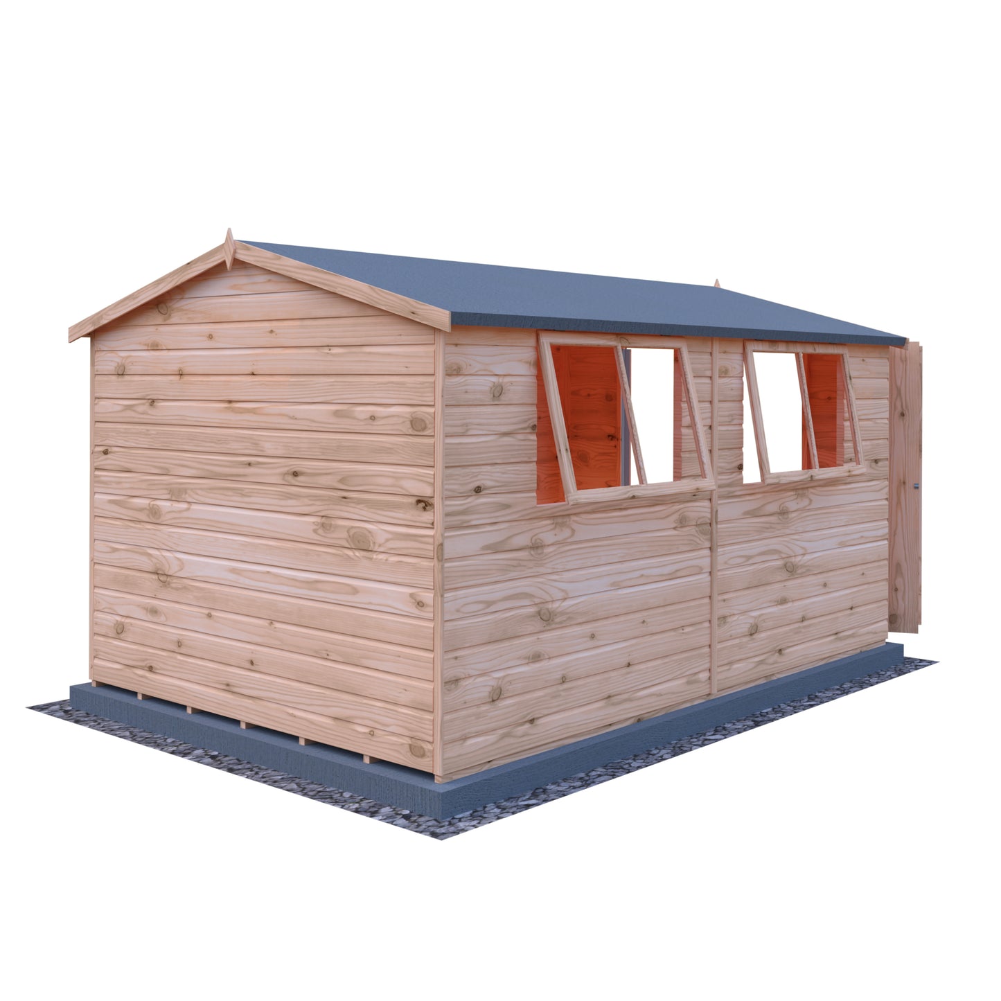 Shire Lewis 12x8 Double Door Loglap