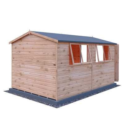 Shire Lewis 12x8 Double Door Shiplap