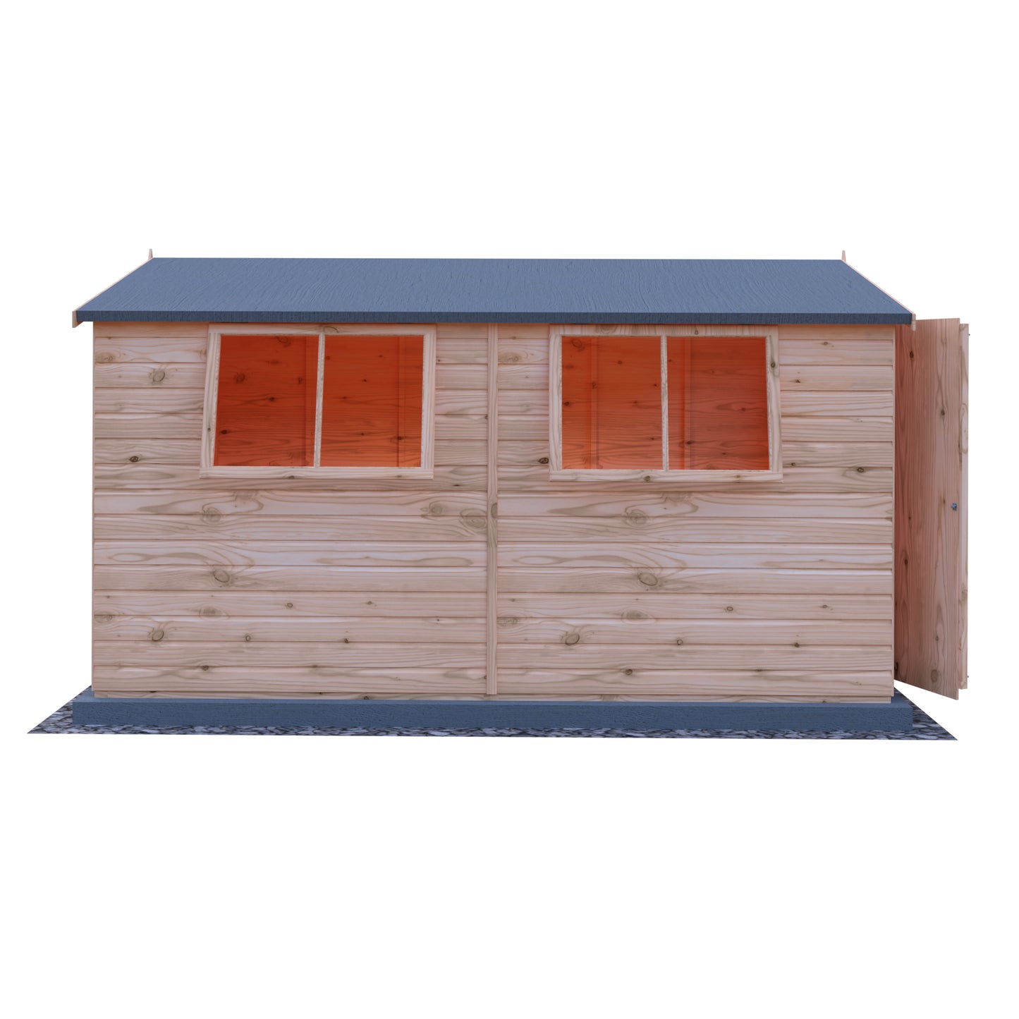 Shire Lewis 12x8 Double Door Loglap