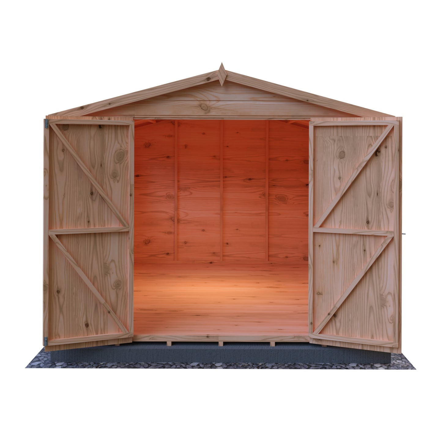 Shire Lewis 12x8 Double Door Loglap