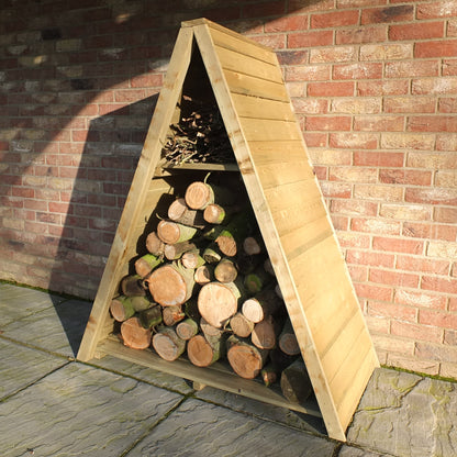 Shire Large Triangular Log Store Overlap Pressure treated