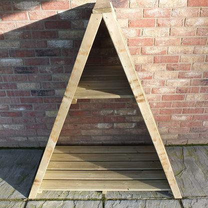 Shire Large Triangular Log Store Overlap Pressure treated