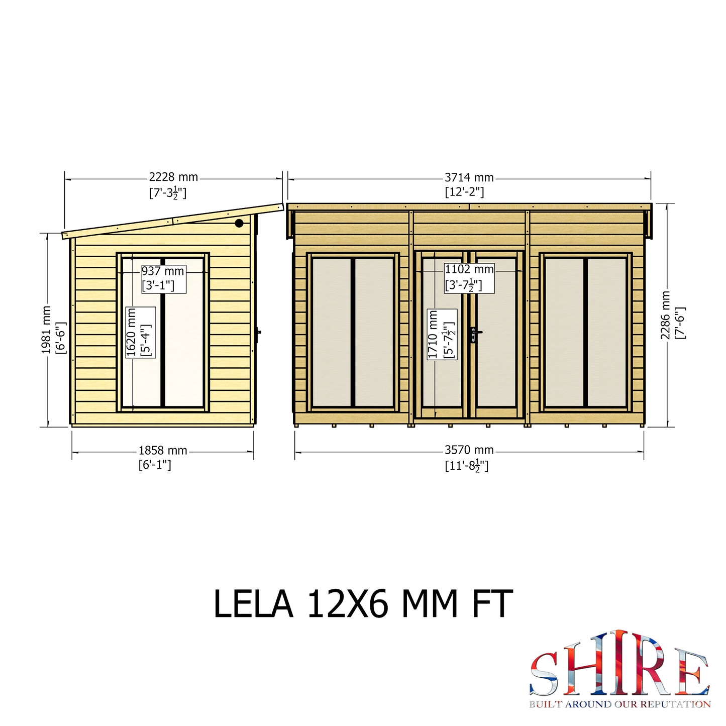 Shire Lela 12x6