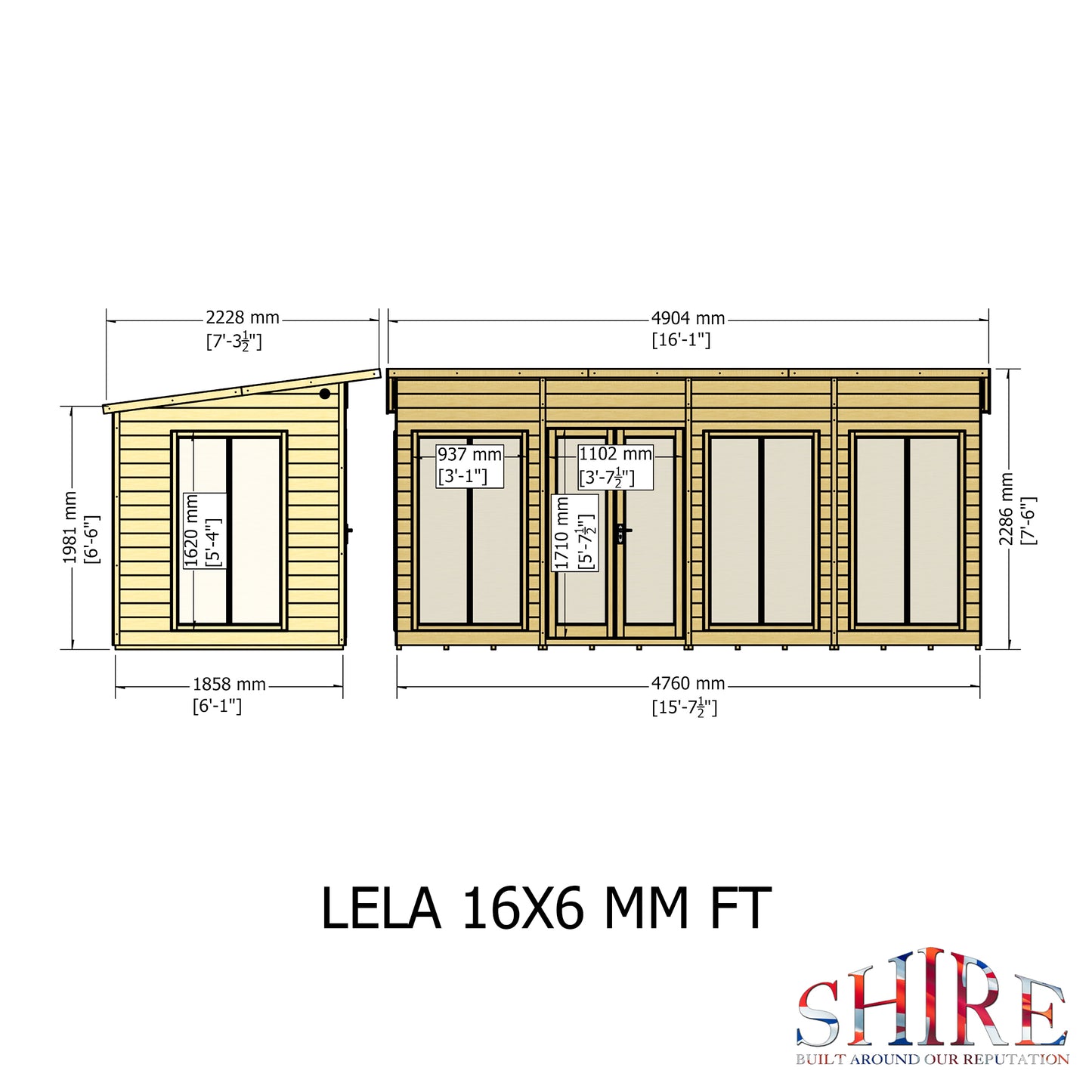 Shire Lela 16x6