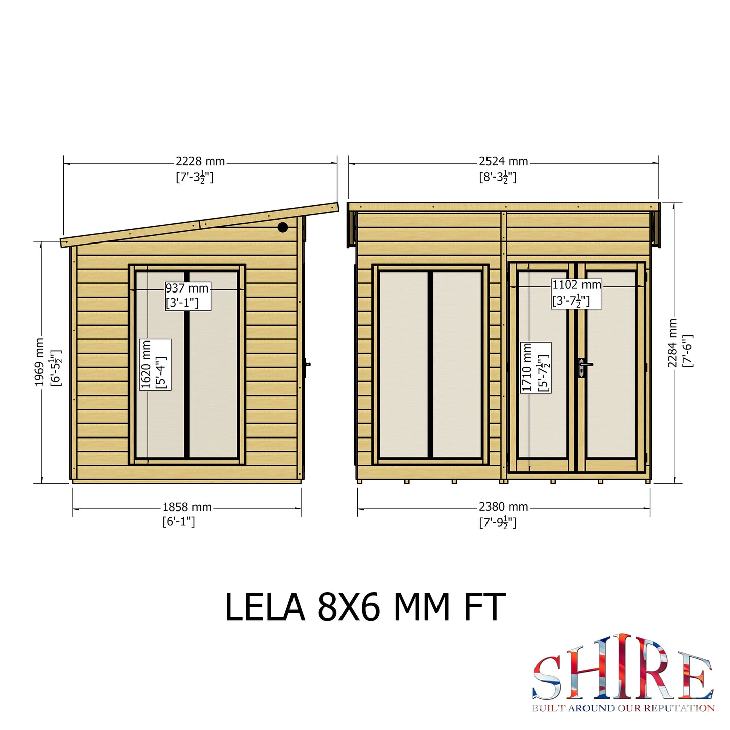 Shire Lela 8x6