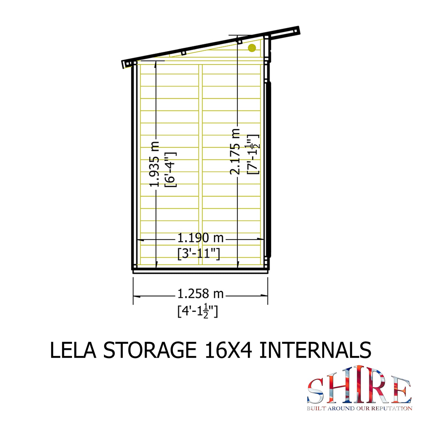 Shire Lela 16x4 inc Storage