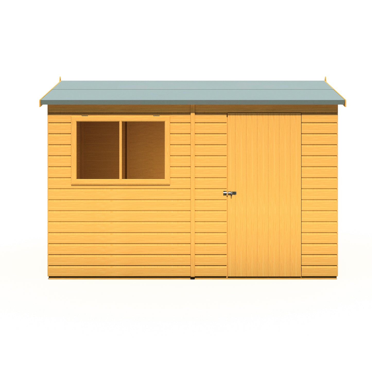 Shire Lewis 10x6 Single Door Shiplap Reverse Style C