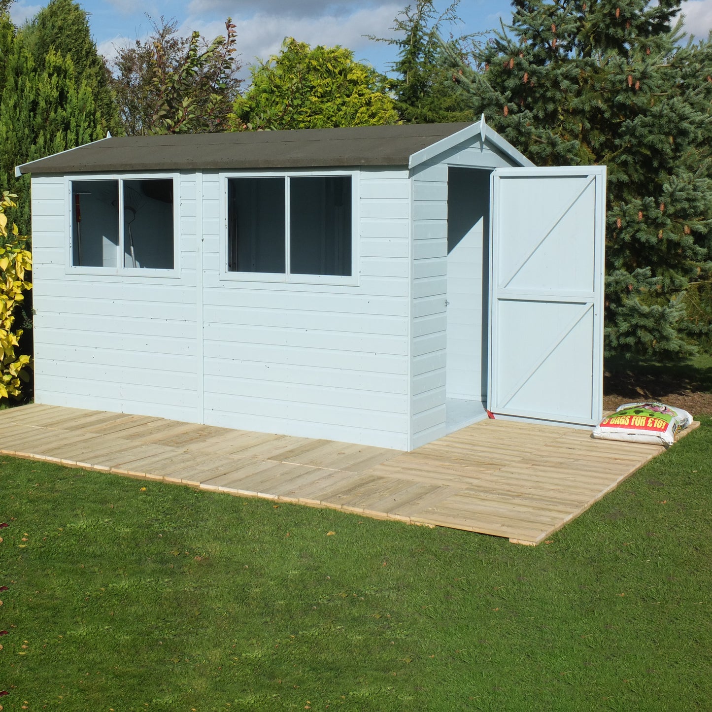 Shire Lewis 10x6 Single Door Shiplap