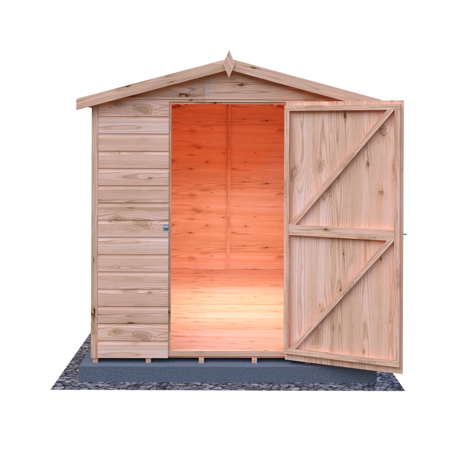 Shire Lewis 10x6 Single Door Shiplap