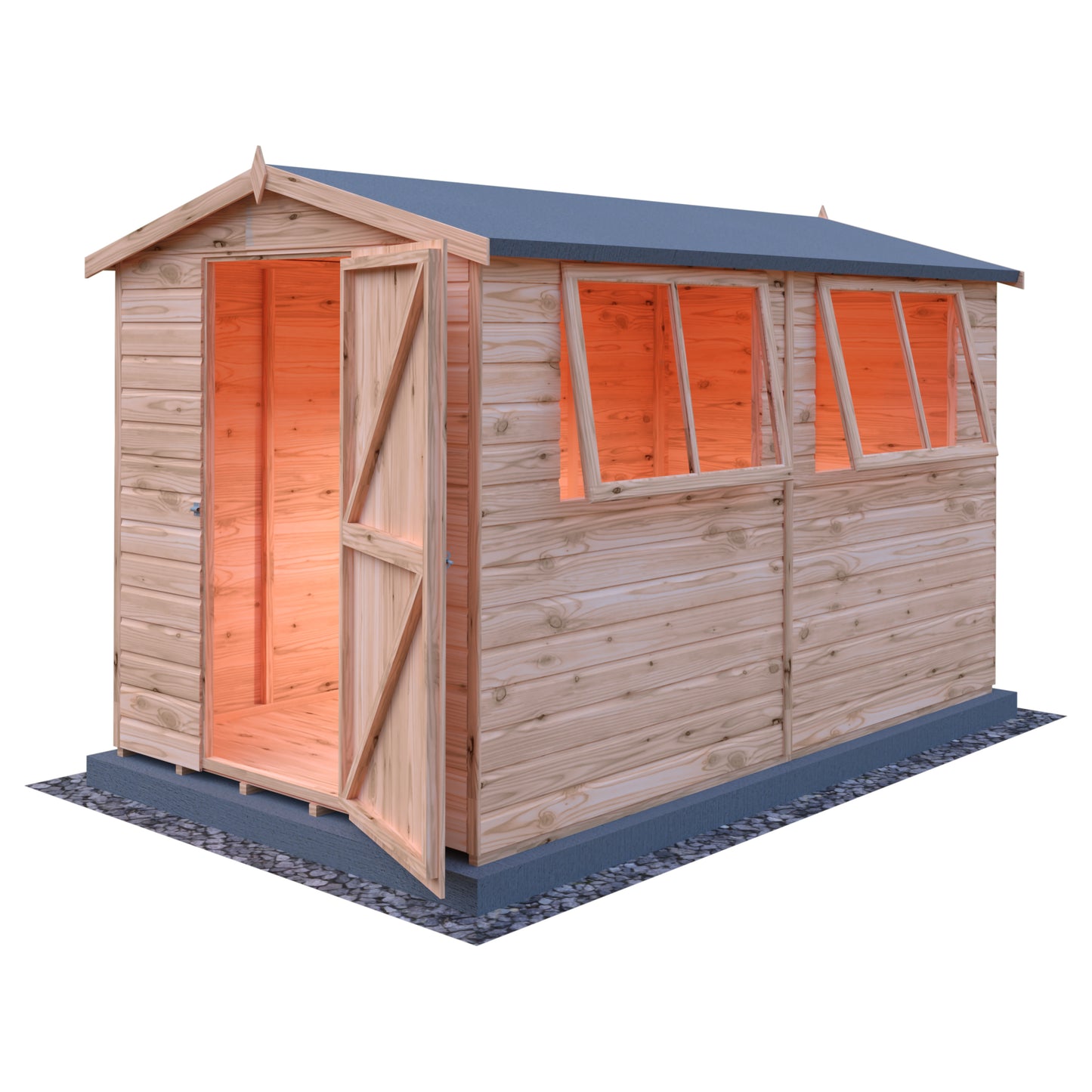 Shire Lewis 10x6 Single Door Shiplap