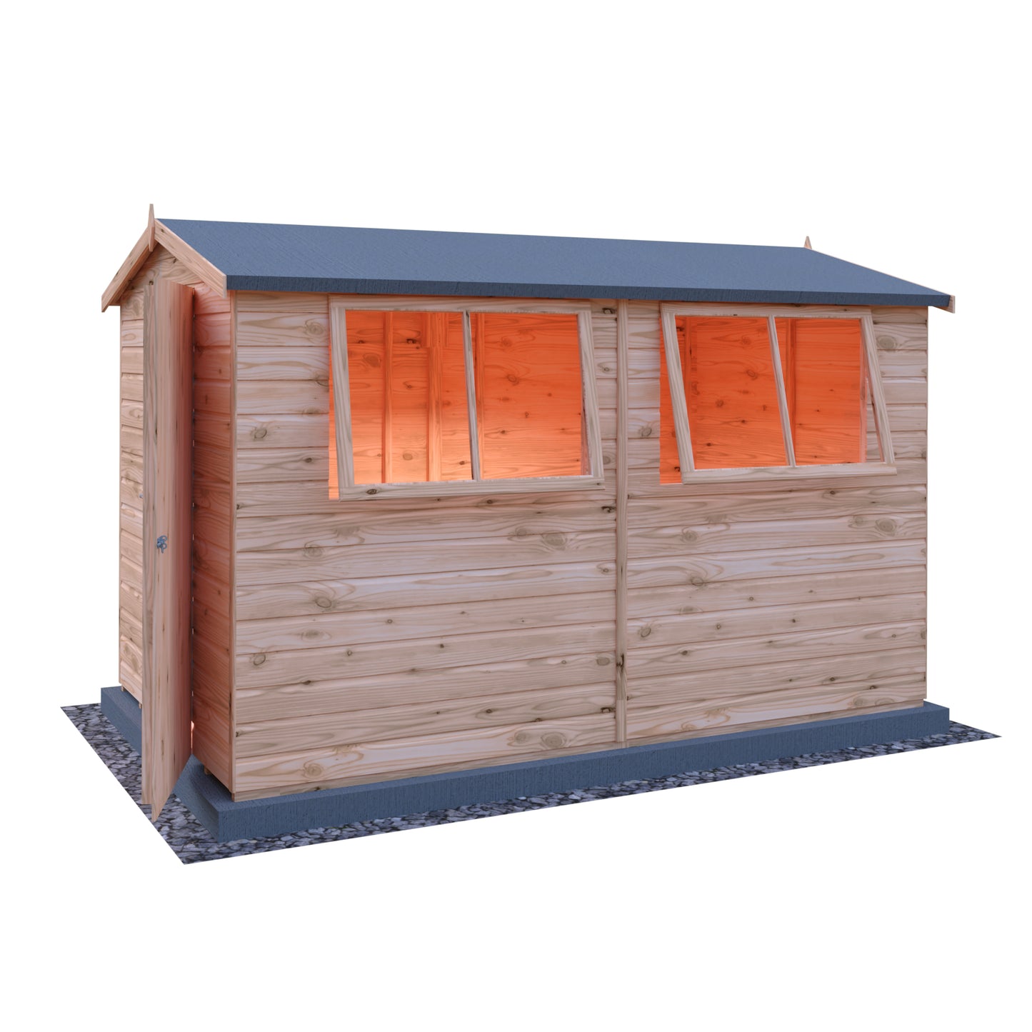 Shire Lewis 10x6 Single Door Shiplap