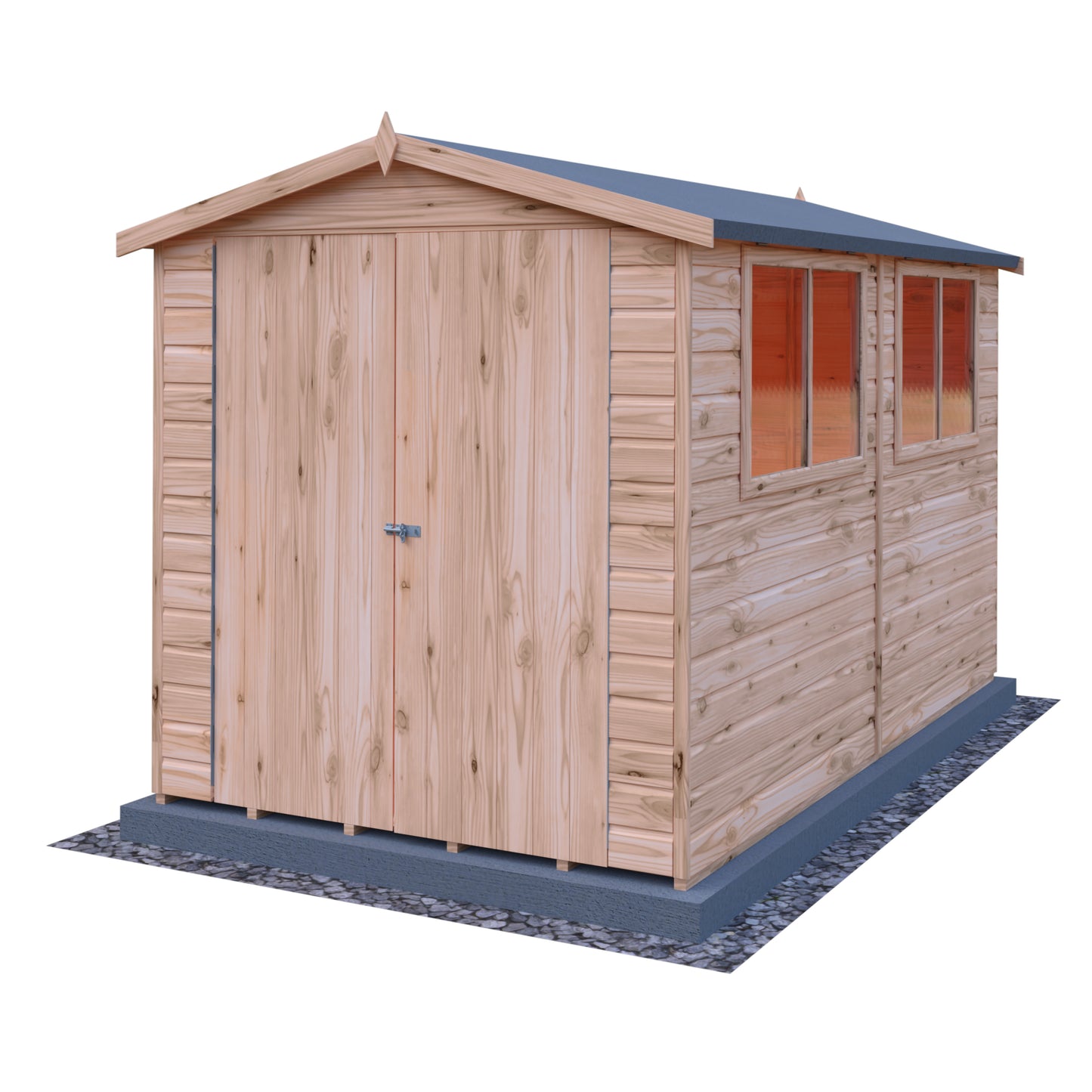 Shire Lewis 10x6 Double Door  Loglap