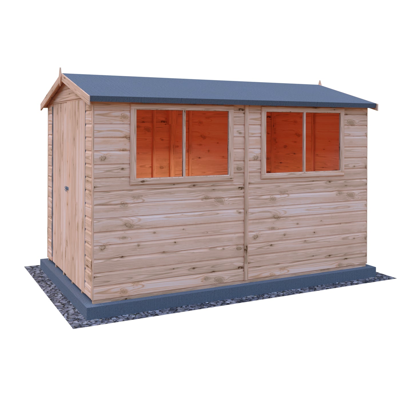 Shire Lewis 10x6 Double Door  Loglap