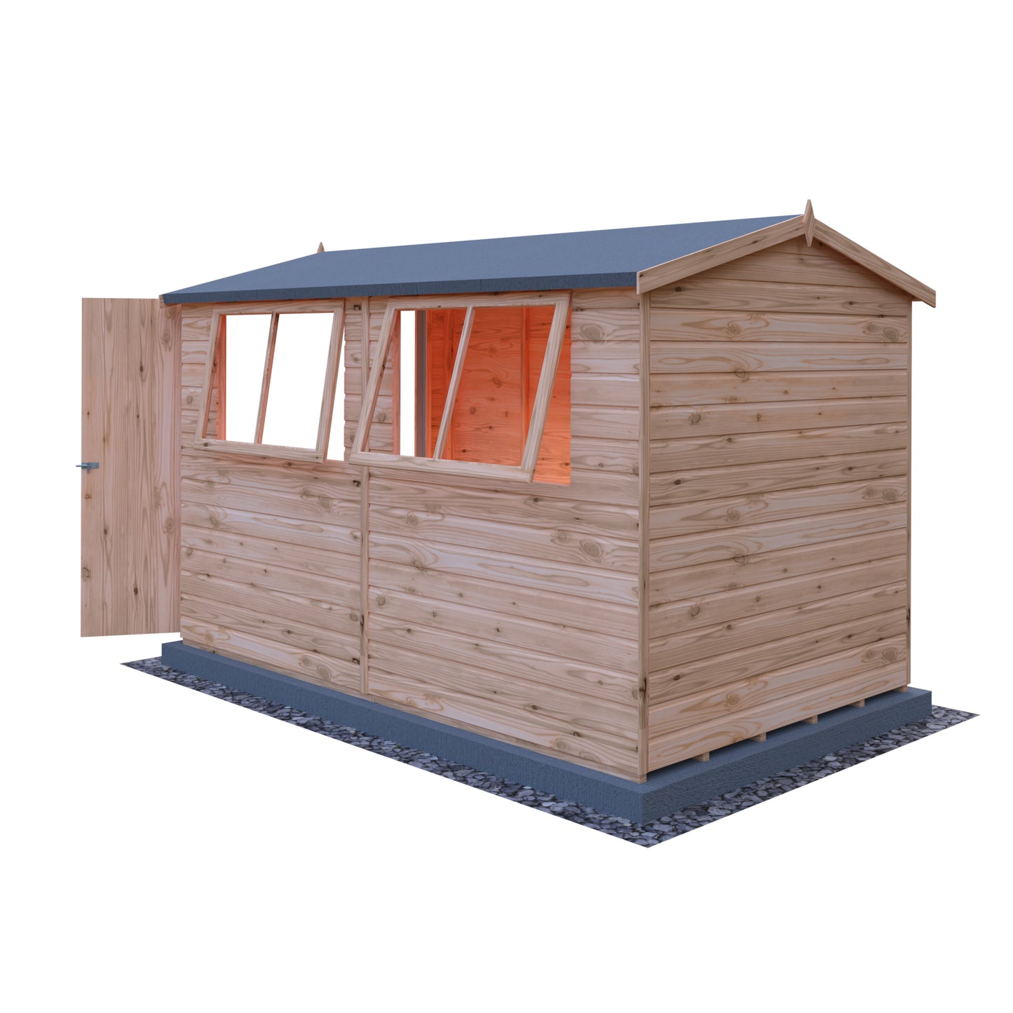 Shire Lewis 10x6 Double Door  Loglap