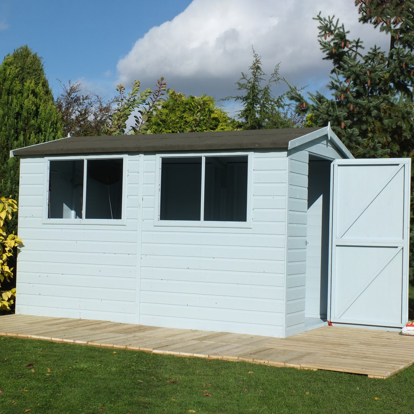 Shire Lewis 10x6 Single Door Loglap