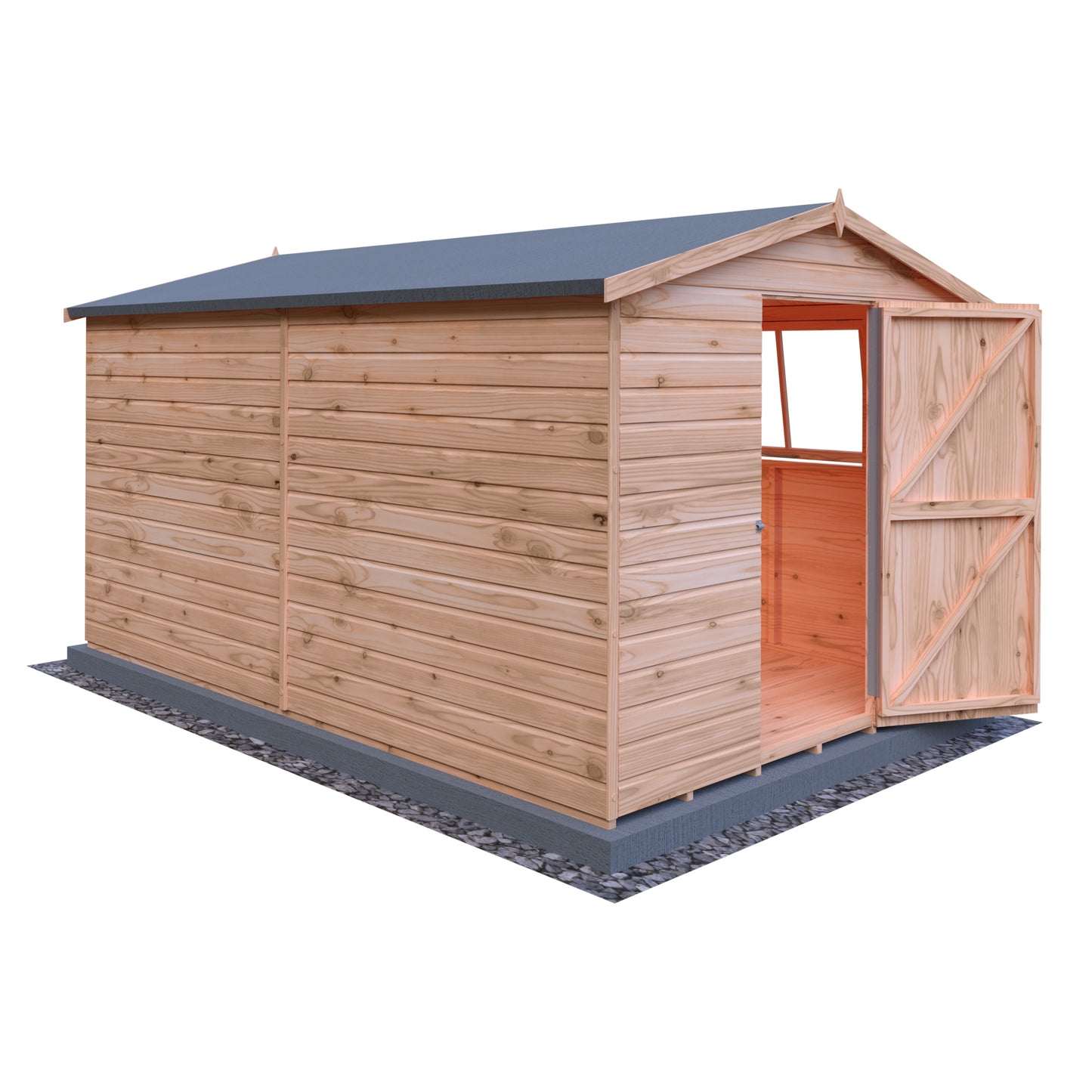 Shire Lewis 12x8 Single Door Loglap