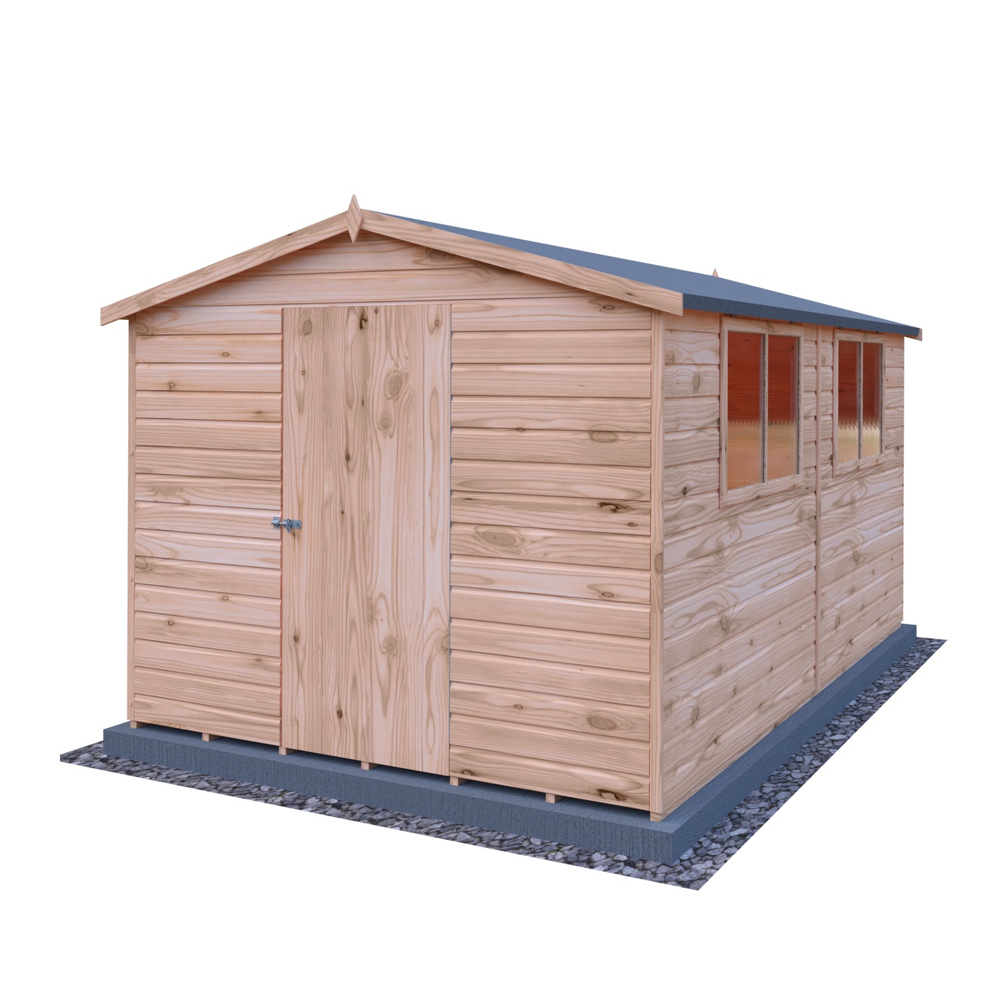 Shire Lewis 12x8 Single Door Loglap