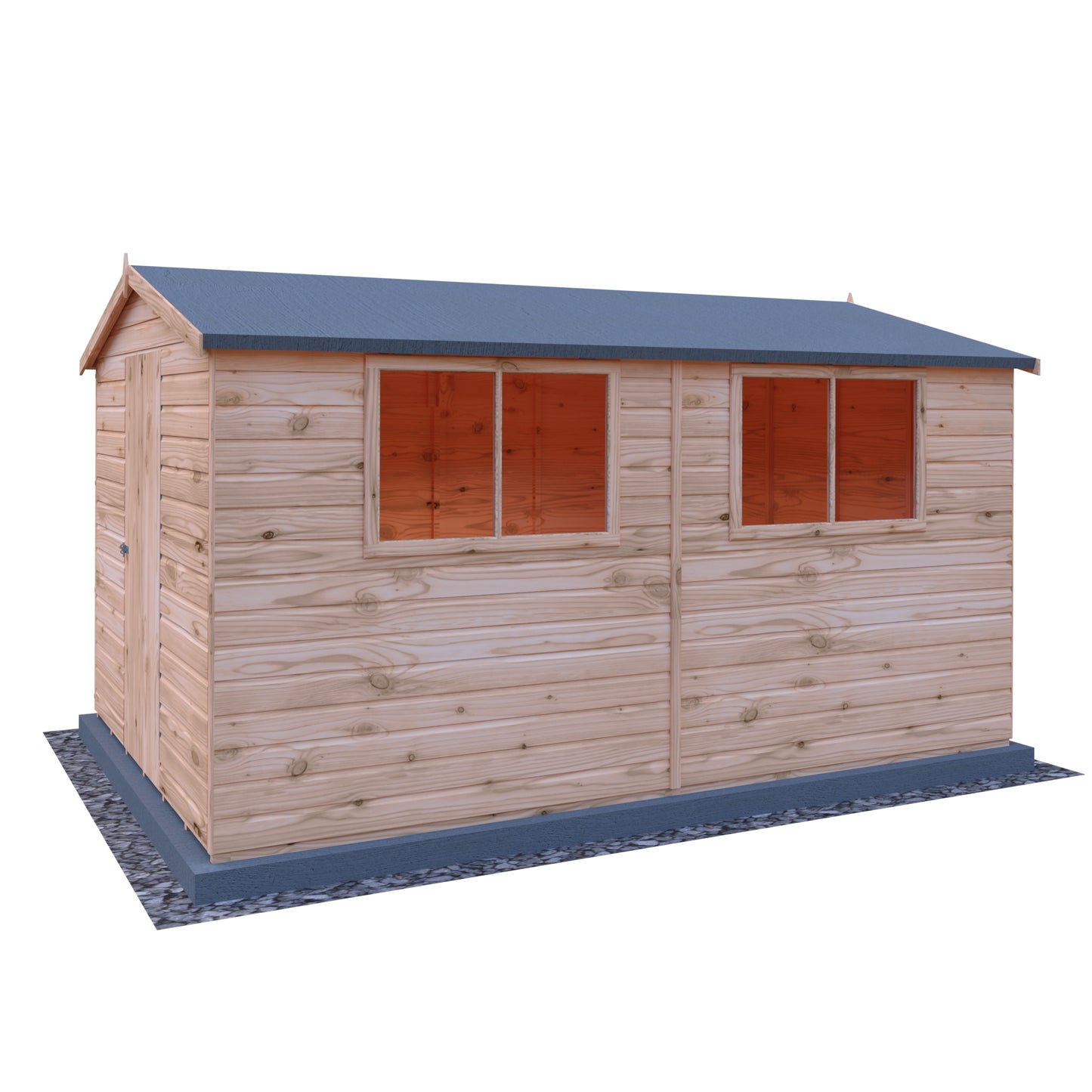 Shire Lewis 12x8 Single Door Loglap