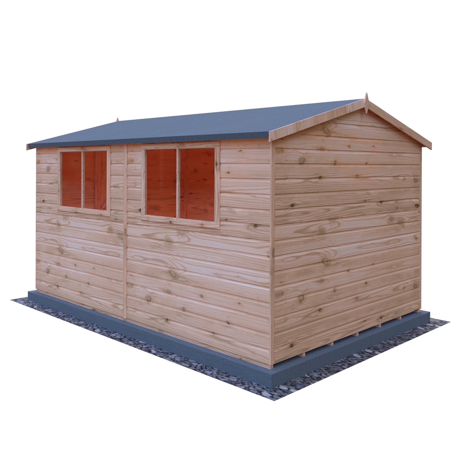 Shire Lewis 12x8 Single Door Loglap