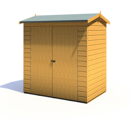 Shire Lewis 4x6 Double Door Shiplap Reverse