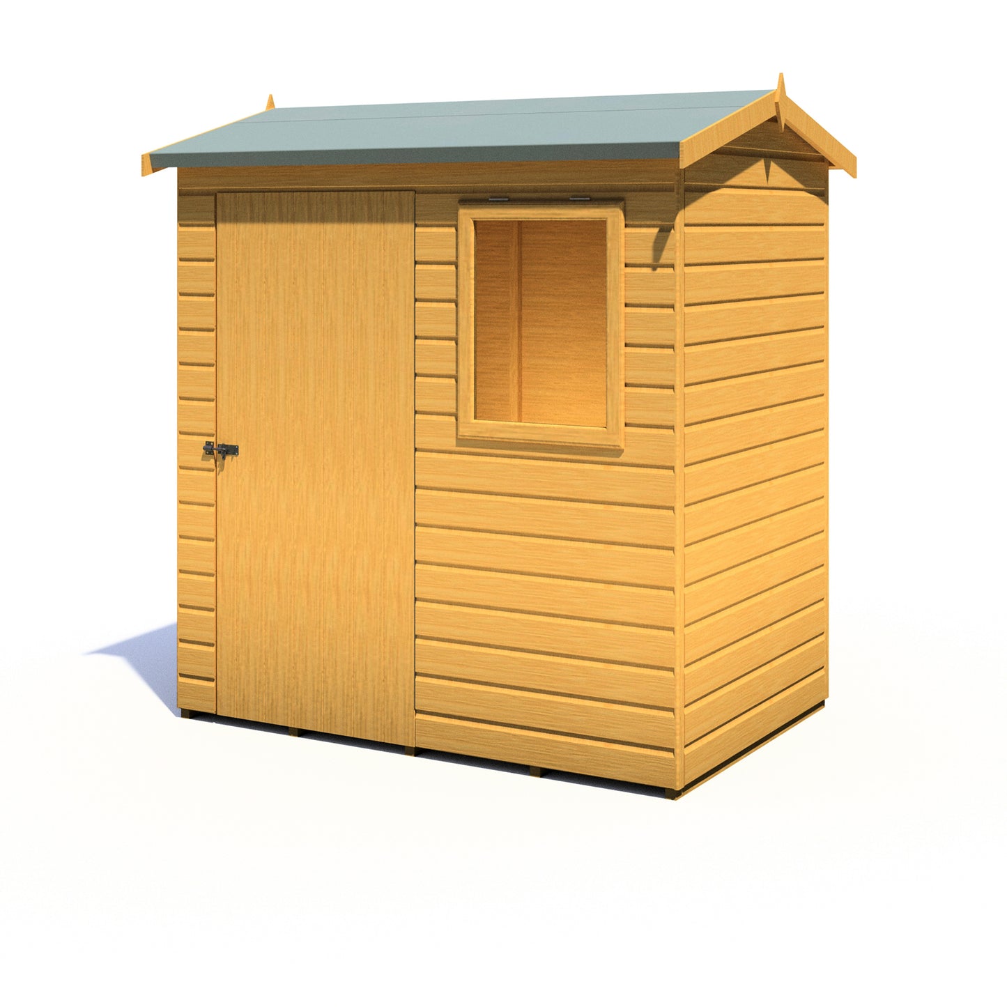 Shire Lewis 6x4 Single Door Shiplap Reverse Style D