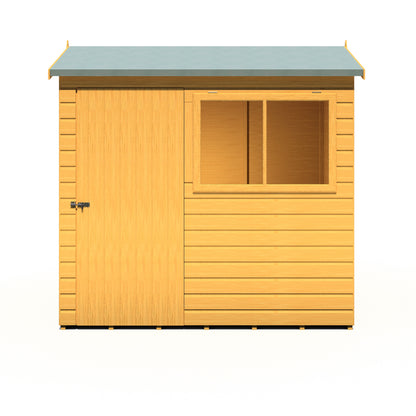 Shire Lewis 7x5 Single Door Loglap Reverse Style D