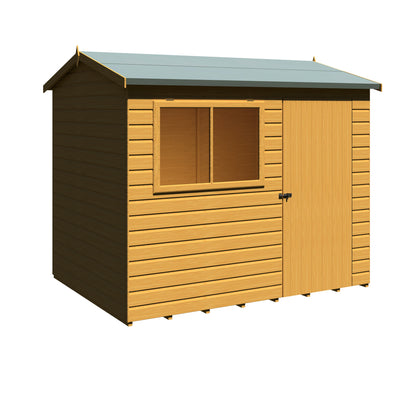 Shire Lewis 8x6 Single Door Shiplap Reverse Style C
