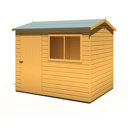 Shire Lewis 8x6 Single Door Loglap Reverse Style D