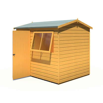 Shire Lewis 8x6 Single Door Loglap Reverse Style D