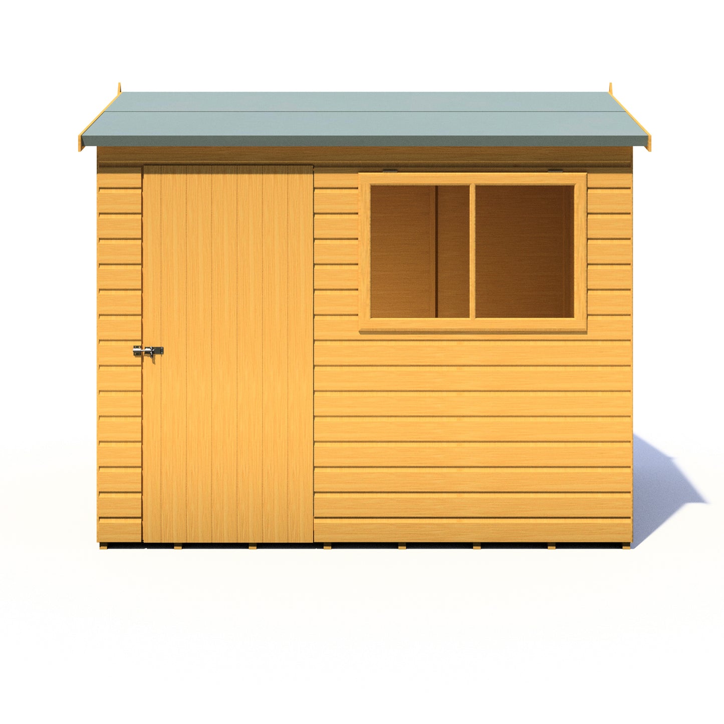 Shire Lewis 8x6 Single Door Loglap Reverse Style D
