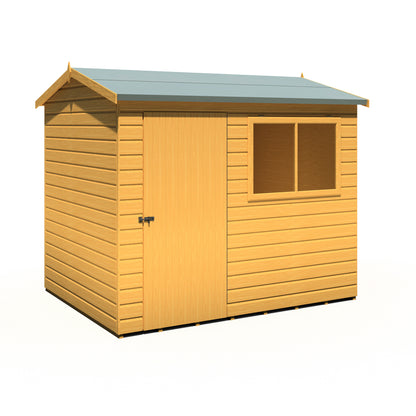 Shire Lewis 8x6 Single Door Loglap Reverse Style D