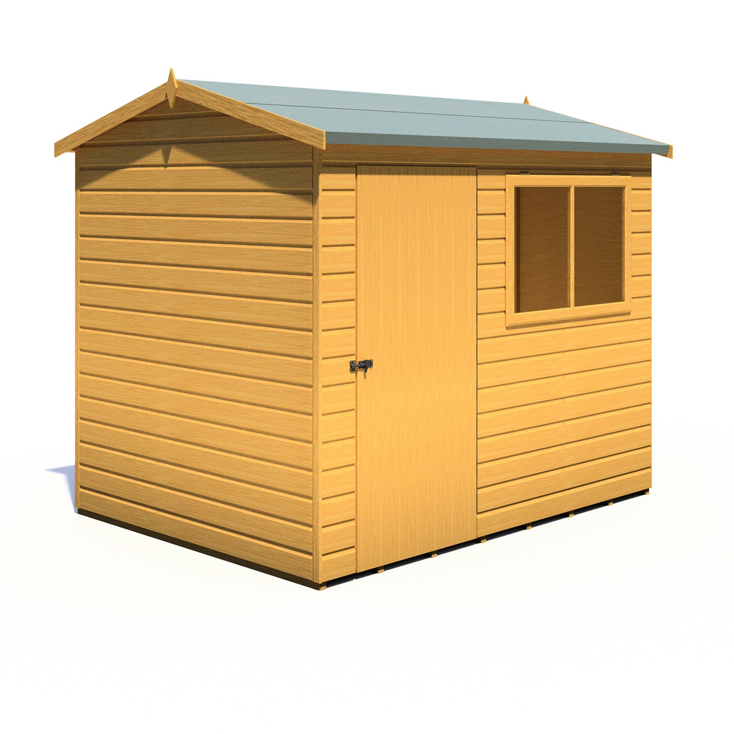 Shire Lewis 8x6 Single Door Loglap Reverse Style D
