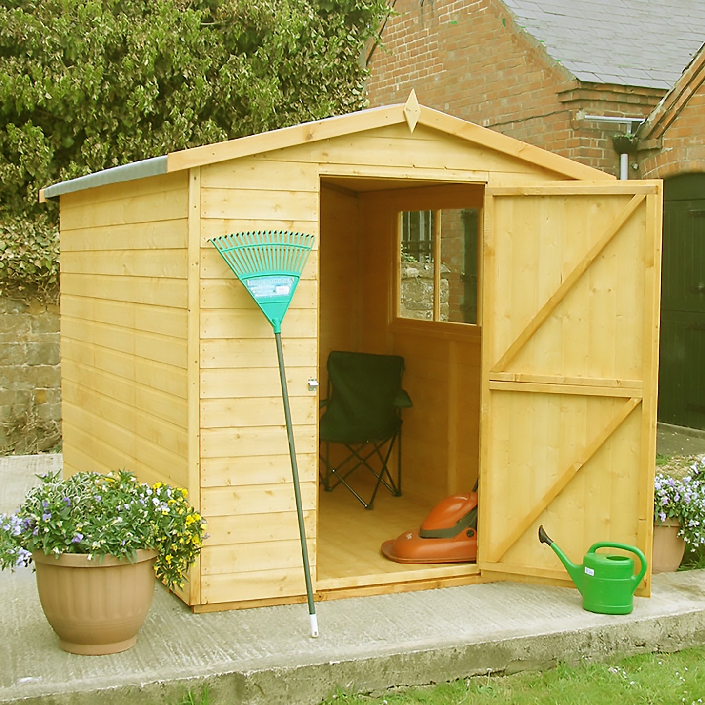 Shire Lewis 8x6 Single Door Shiplap