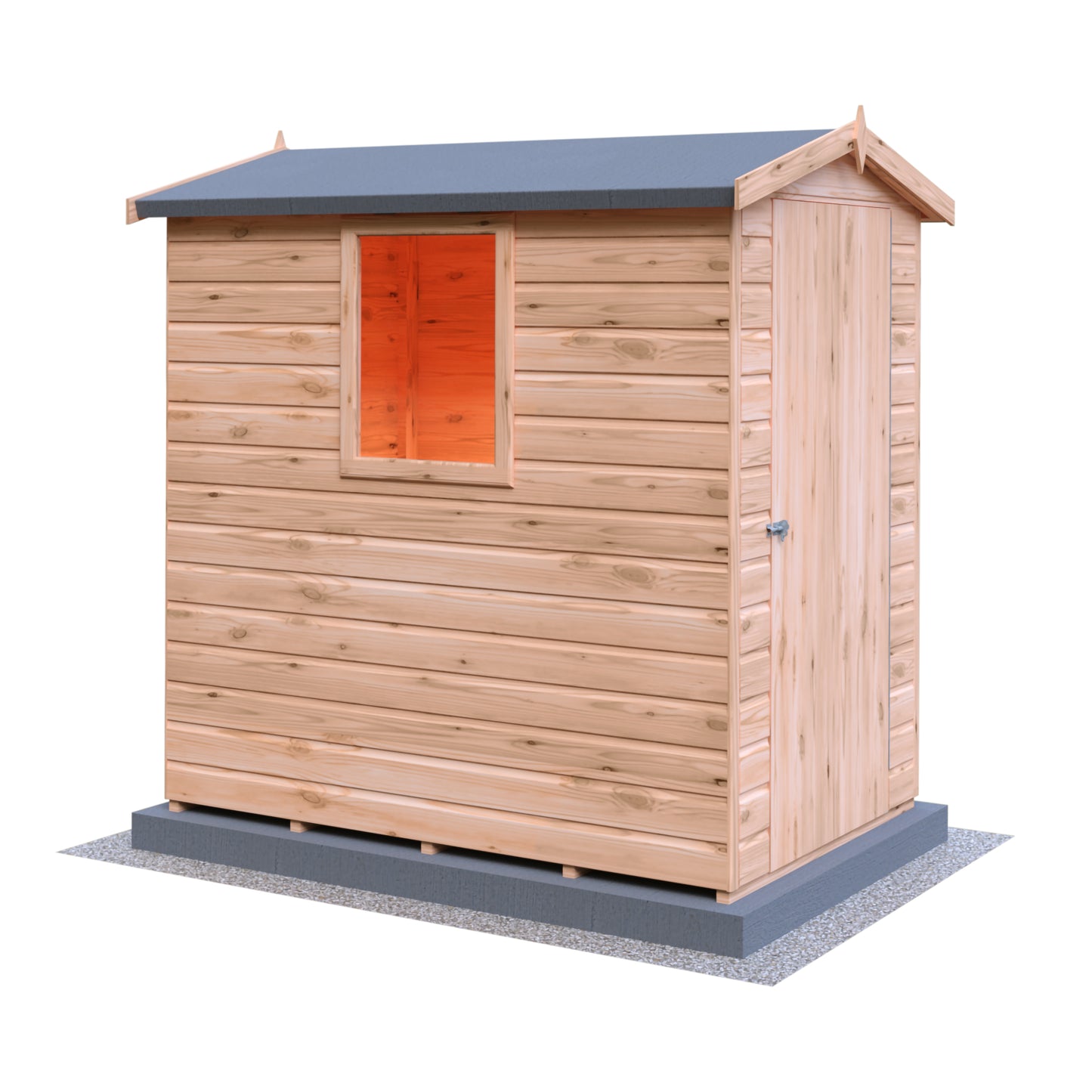 Shire Lewis 6x4 Single Door Shiplap