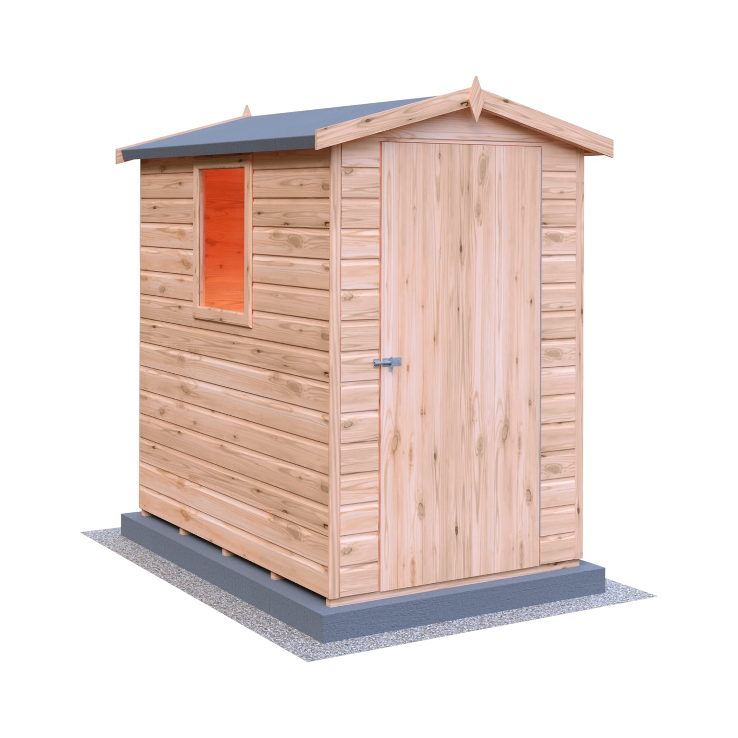 Shire Lewis 6x4 Single Door Shiplap